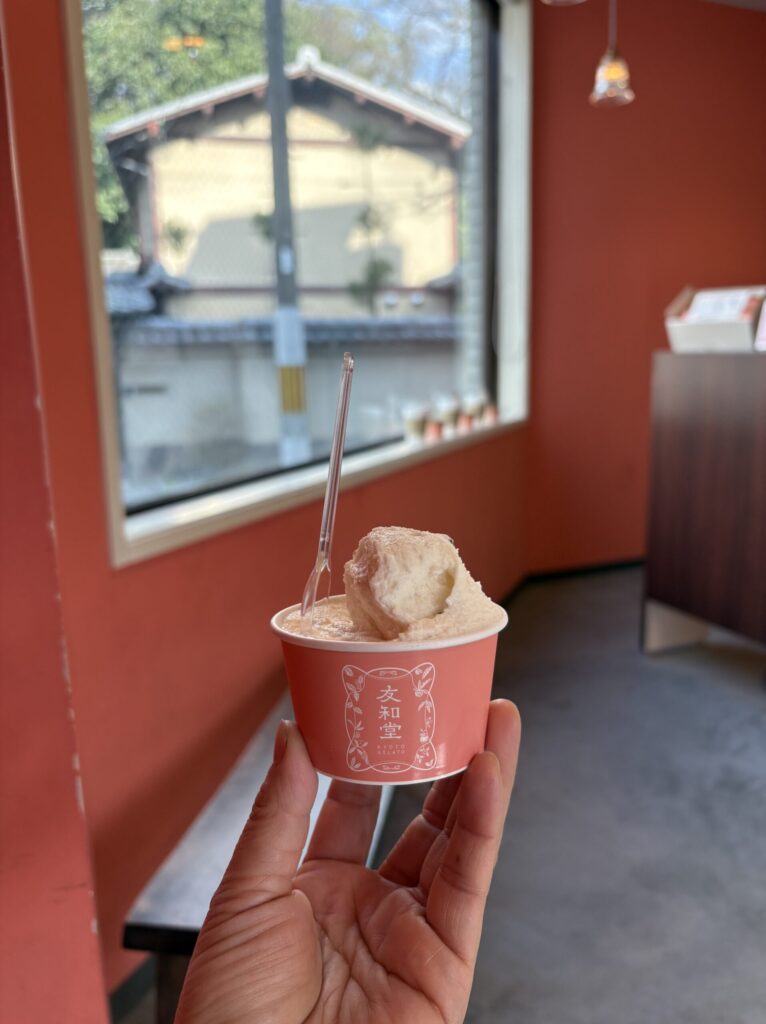 京都　下鴨　友和堂　ジェラート