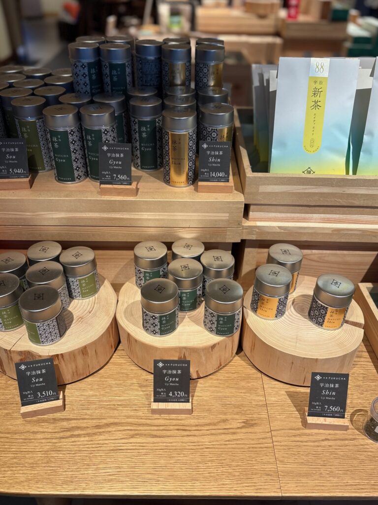 茶寮FUKUCHAの宇治抹茶（Sou・Gyou・Shin／京都駅店）