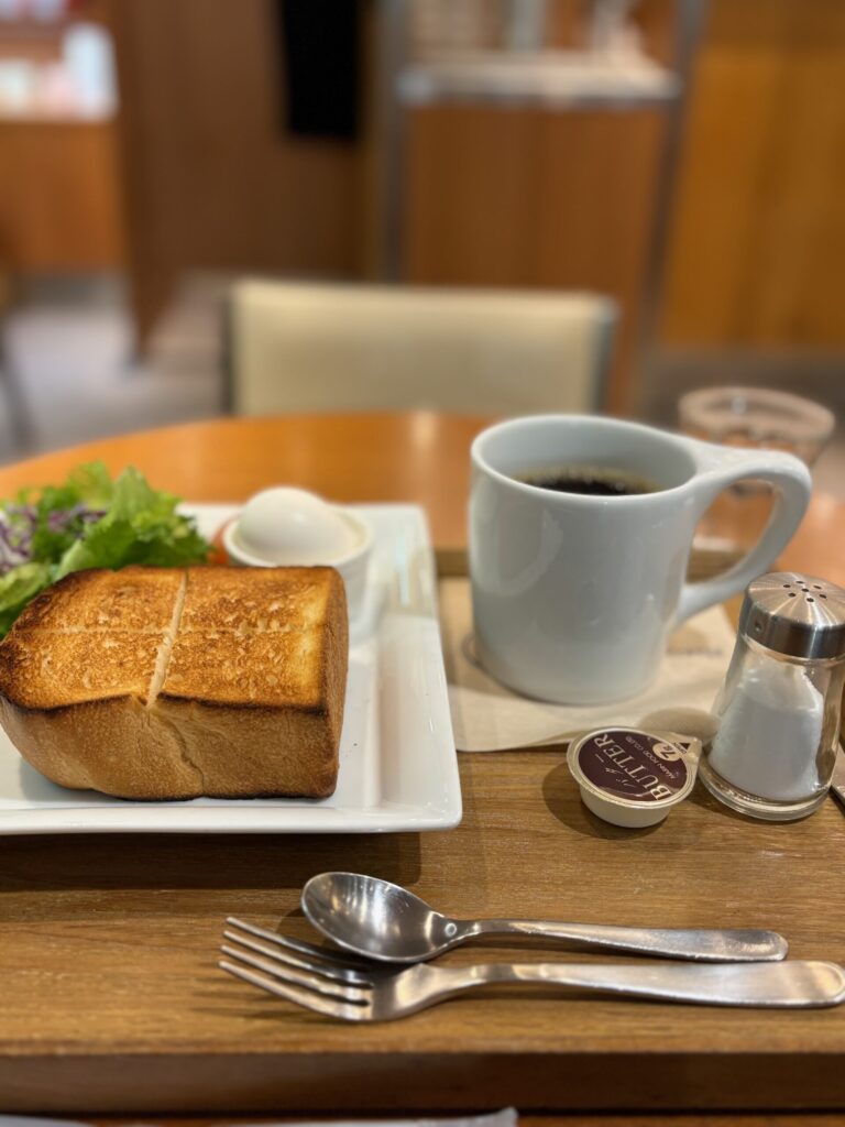 小川珈琲 京都駅ポルタ店 モーニングトースト