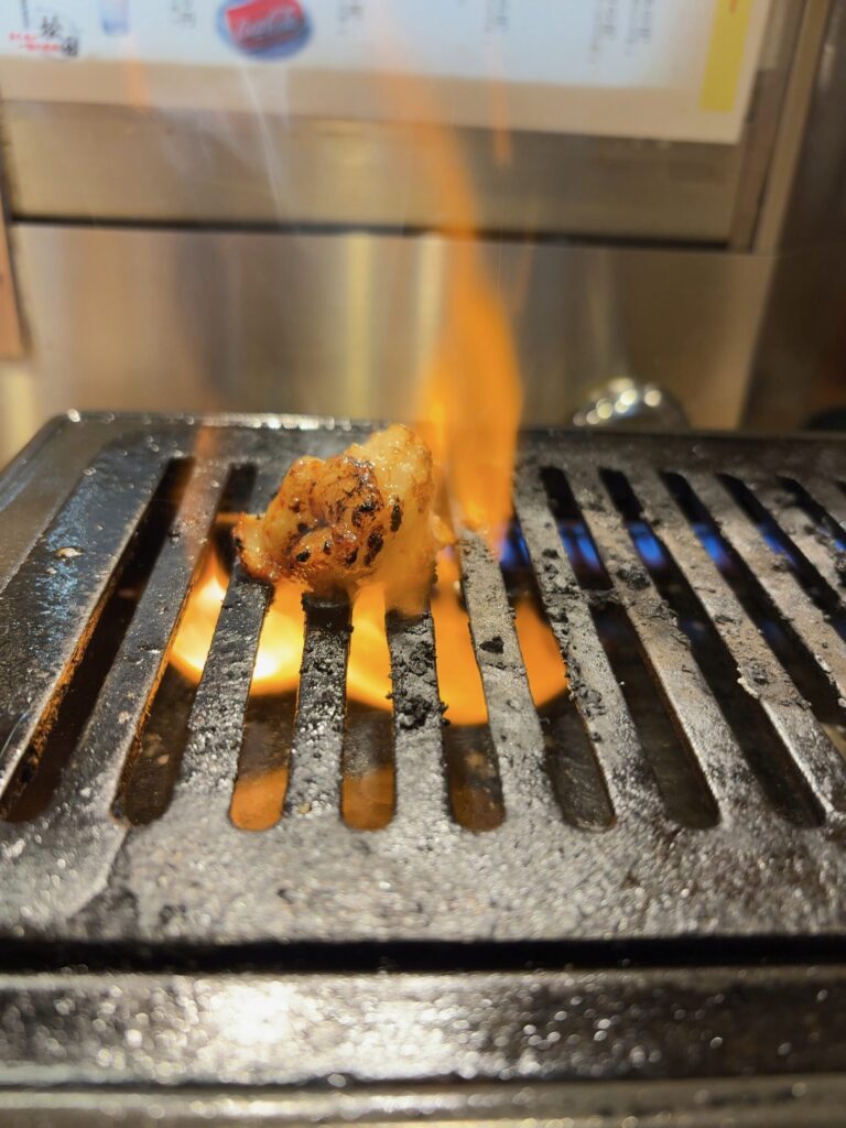 神戸三宮 一切れ焼肉松田の神戸牛カルビ6点盛り
