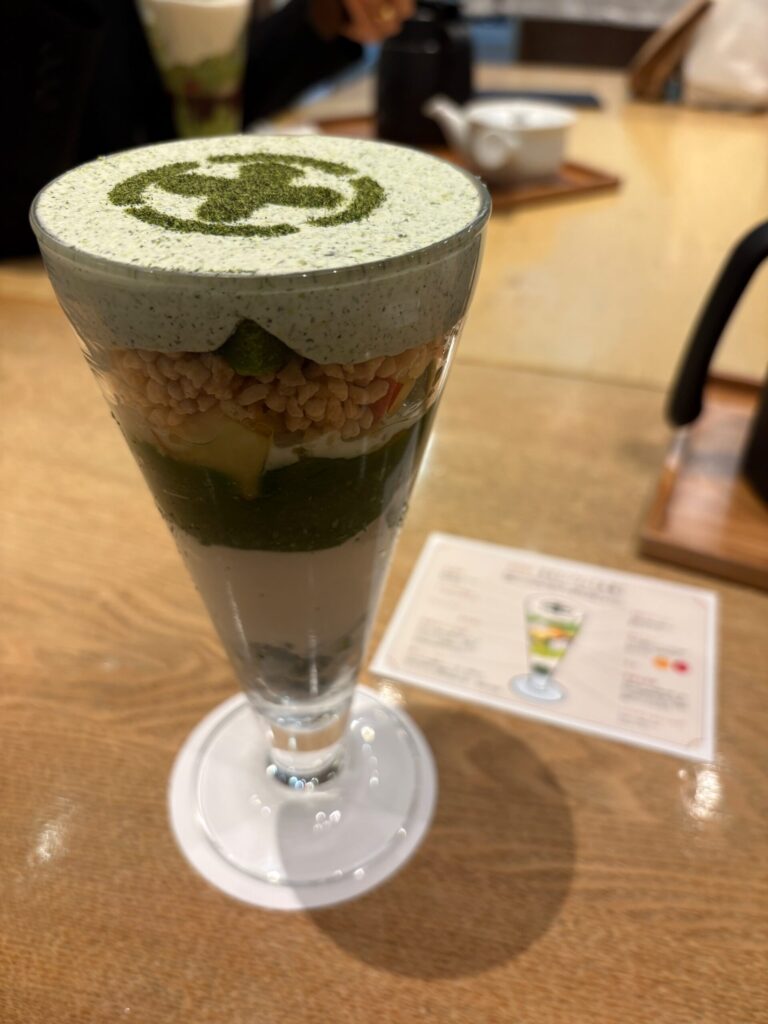 中村藤𠮷 京都店 まるとパフェ(玉露)