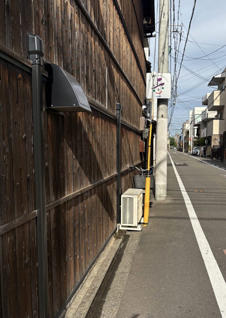 京都・碁盤の目の路地