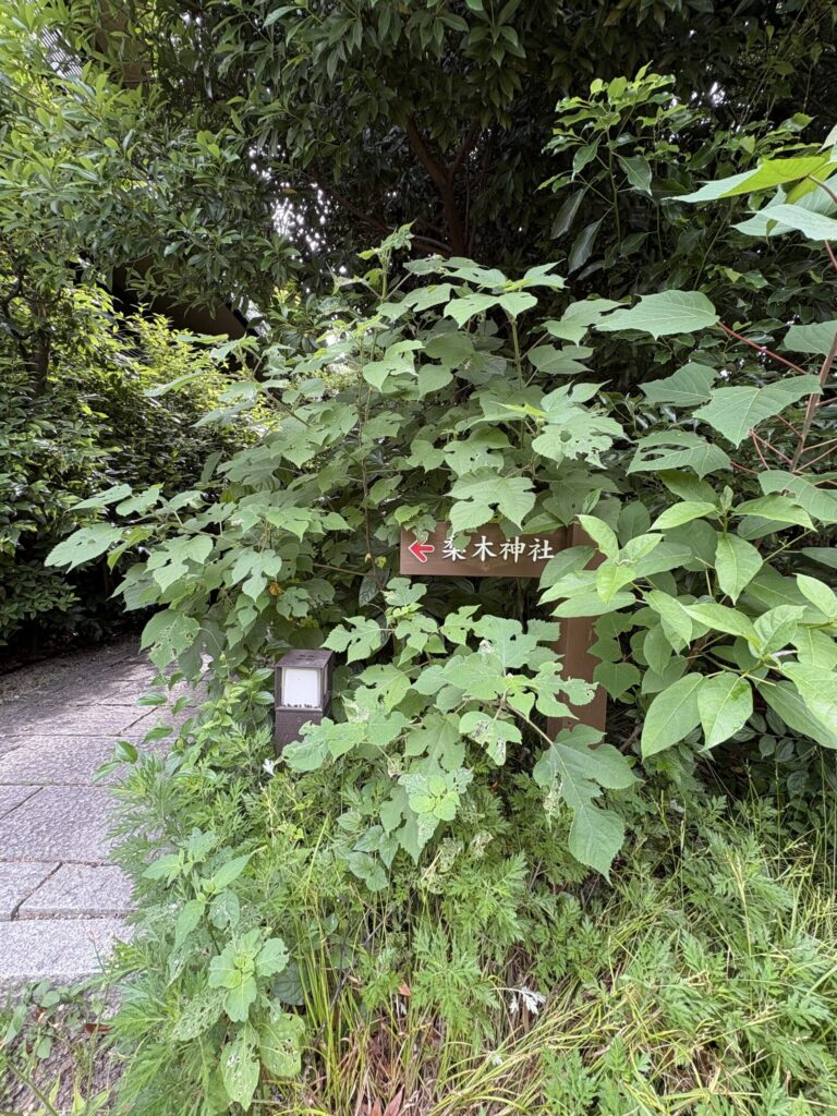 京都・梨木神社 御苑側道からの案内板