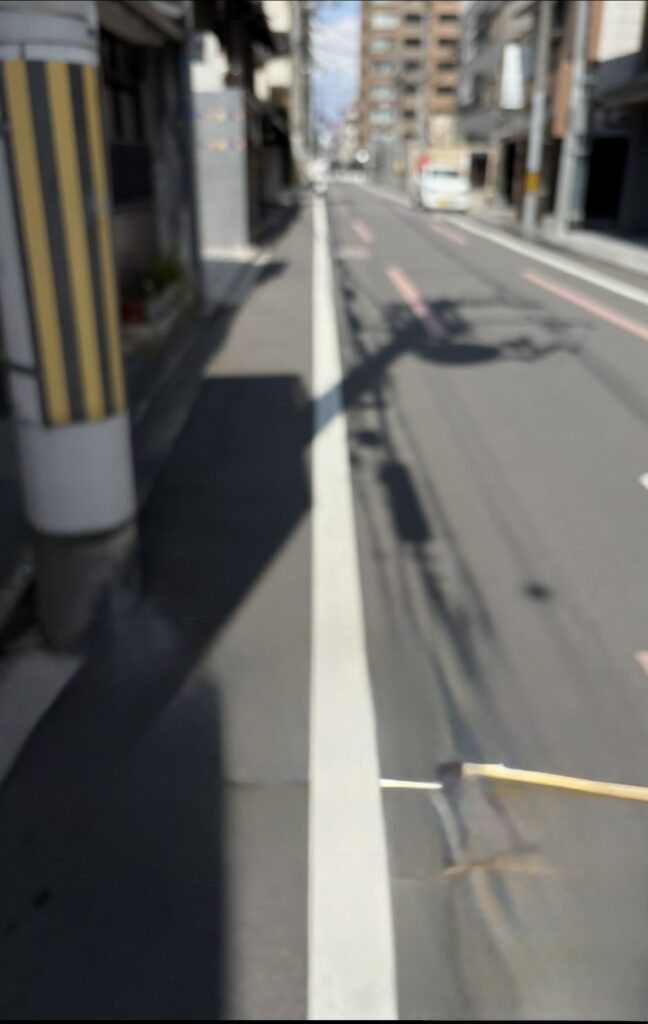 京都　碁盤の目の路地