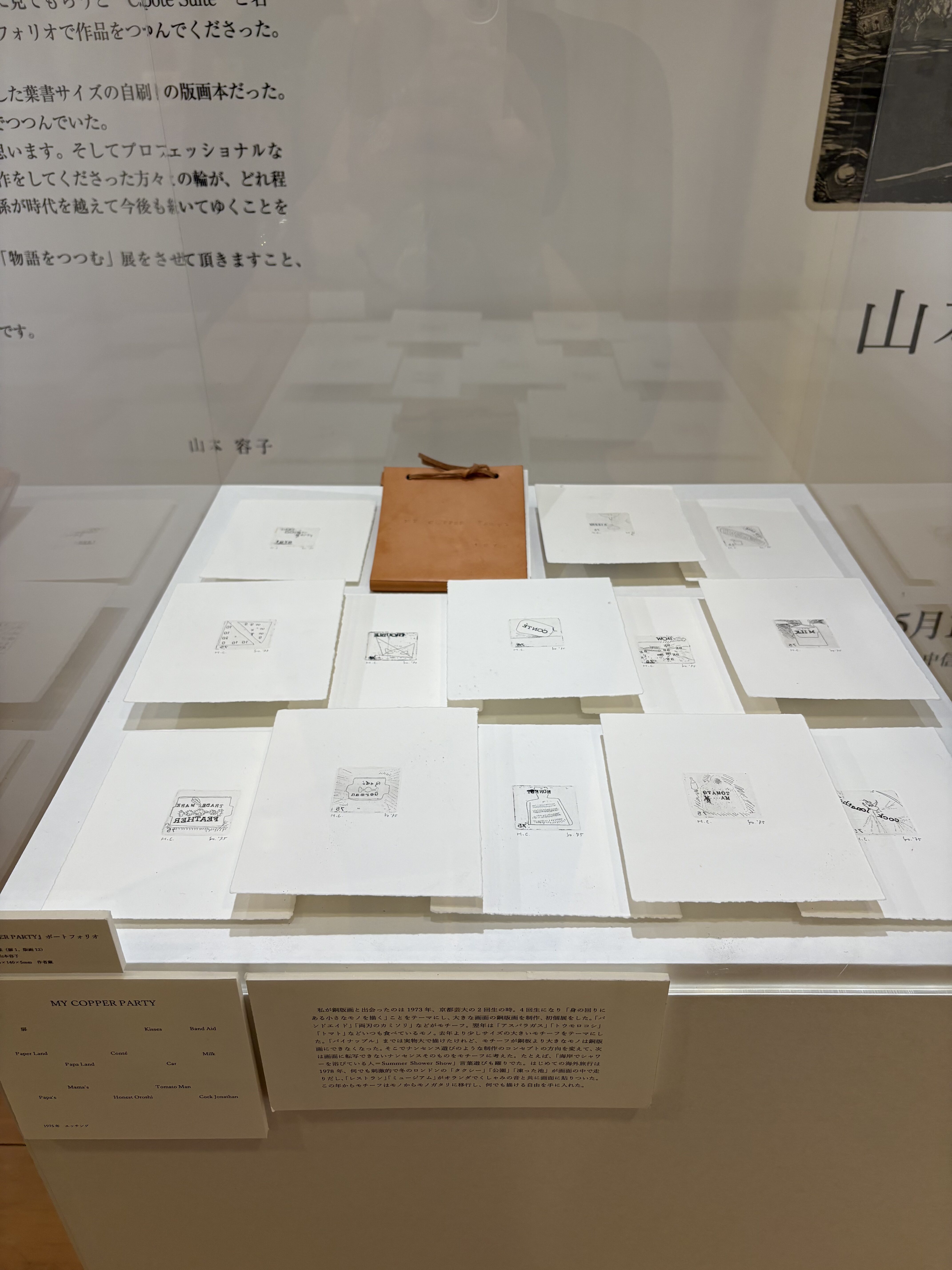 山本容子さんの版画展「物語をつつむ」中信美術館
