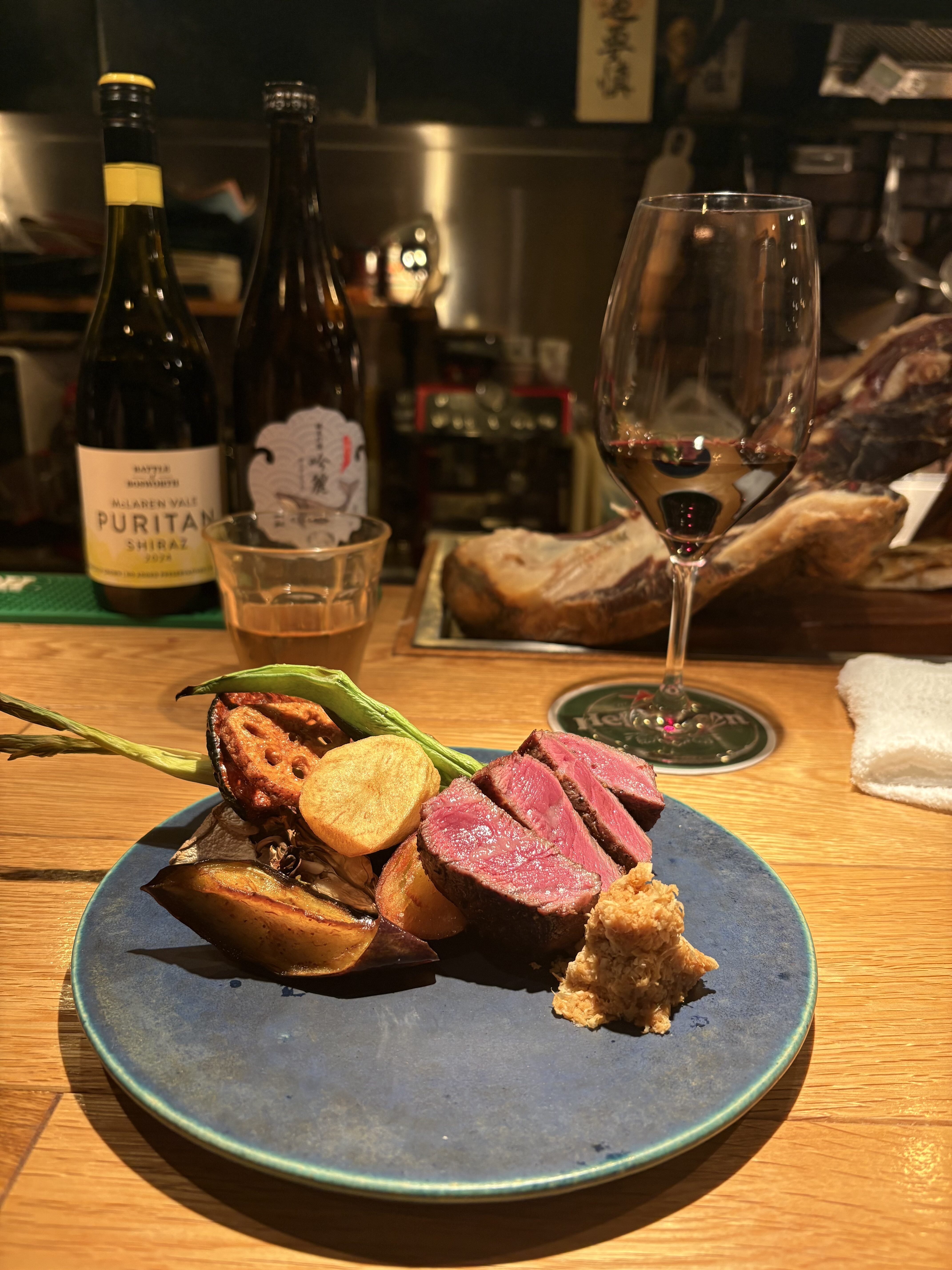 京都市役所前・烏丸御池のレストラン【Agri】肉料理をカウンターで